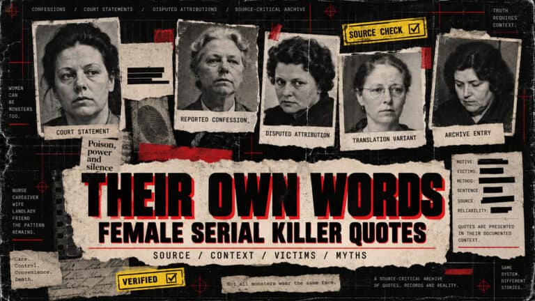 feamale serial killer quotes