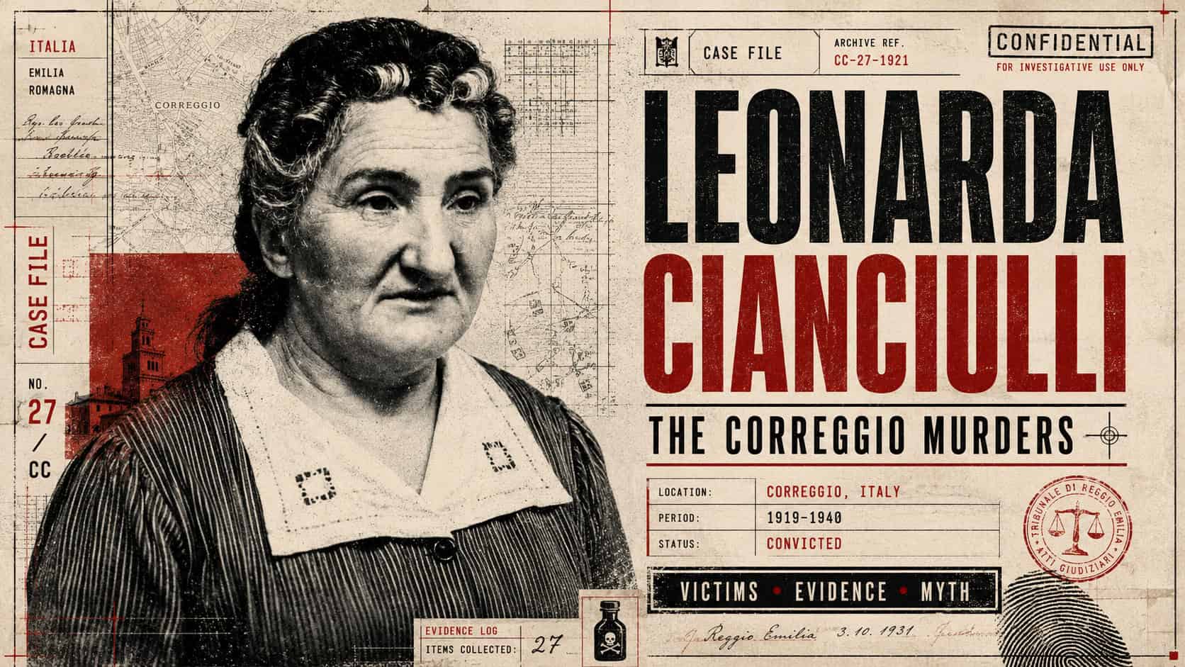 Leonarda Cianciulli case-file image from The Dark Side of Humanity archive