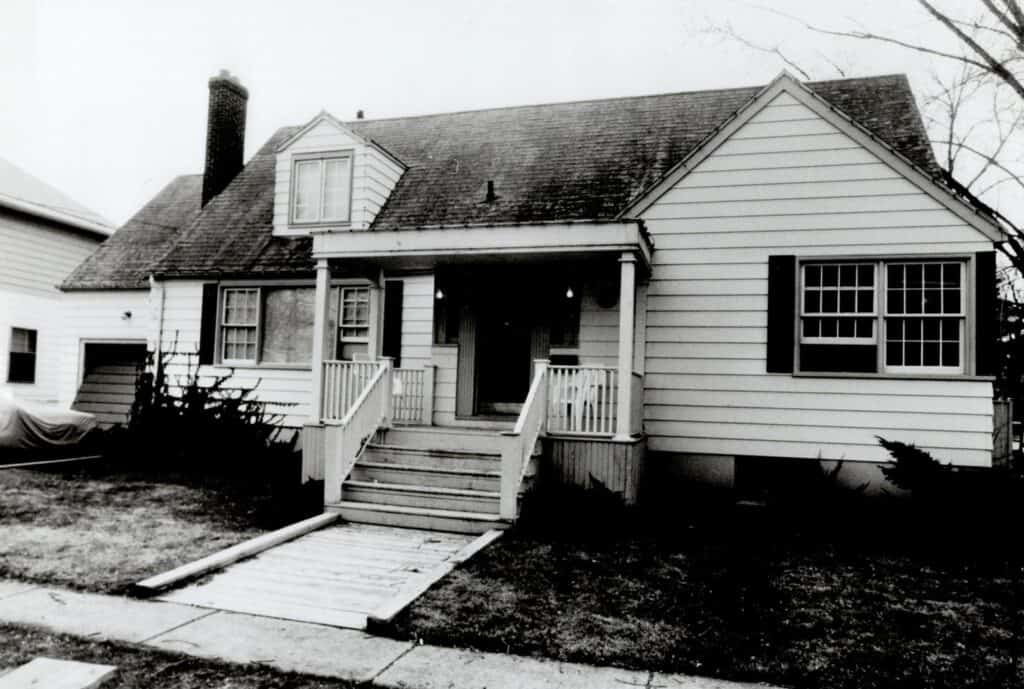 Old house with a dark past, eerie and abandoned, symbolizing the dark side of humanity.