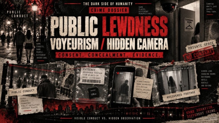 public lewdness and voyeurism