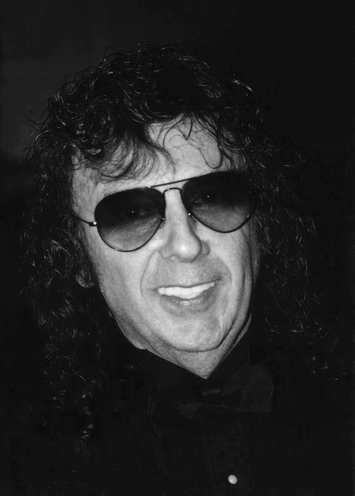 Phil Spector photographed at a Rock and Roll Hall of Fame after party in New York in 2000