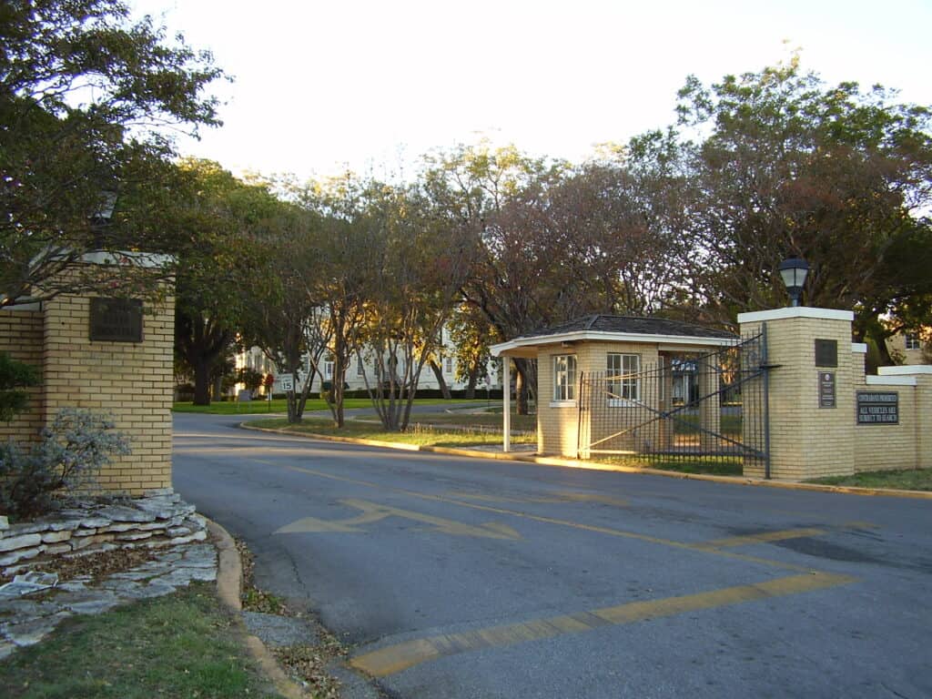 The entrance to Austin State Hospital, where Otty Sanchez was treated in 2008