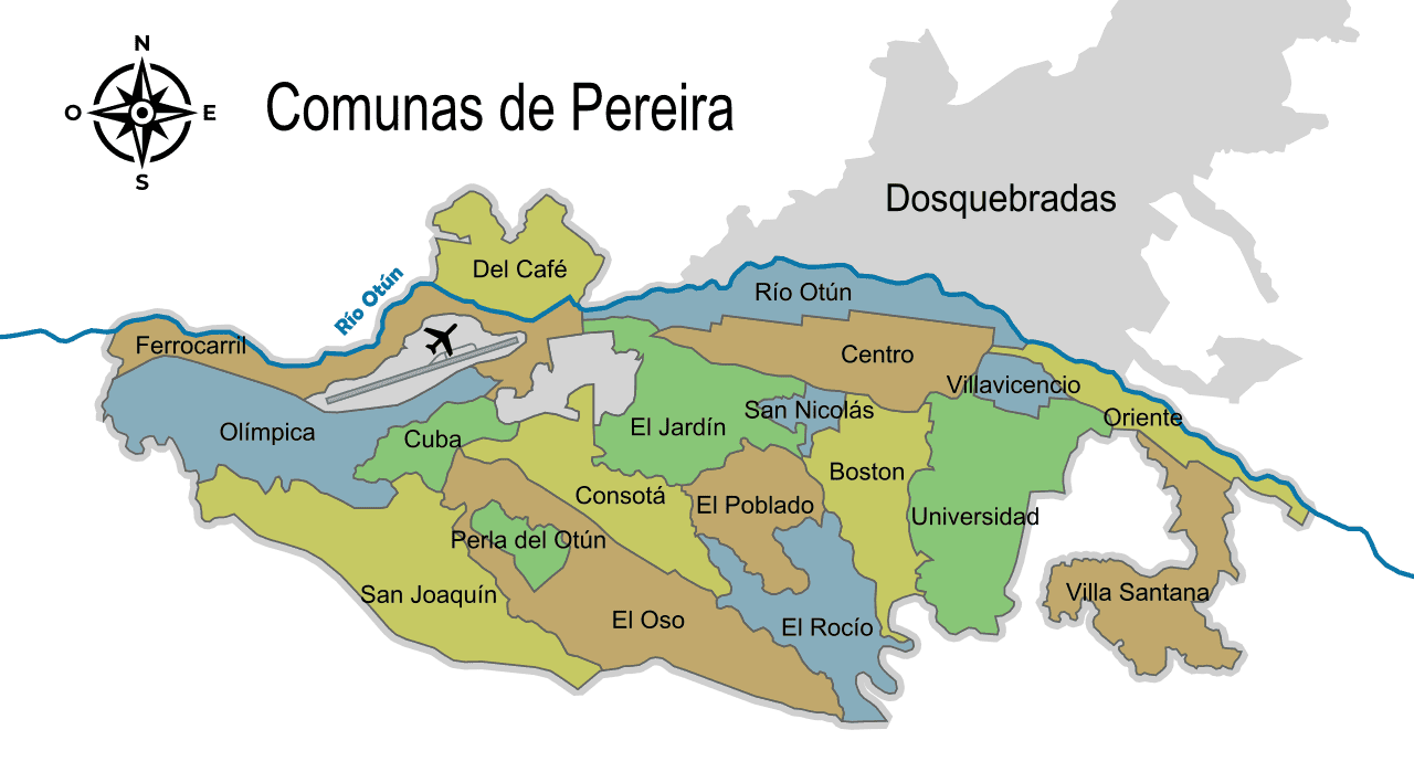 División administrativa de Pereira