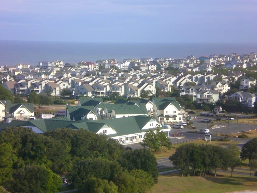 Corolla, North Carolina from the lighthouse