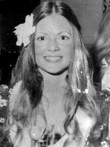 Georgann Hawkins, 18, in a family portrait published in June 1974.