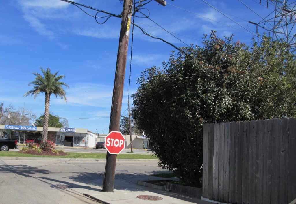 Gretna, Louisiana, 2016. The Cortimiglia family was attacked in Gretna in March 1919. Town view only.