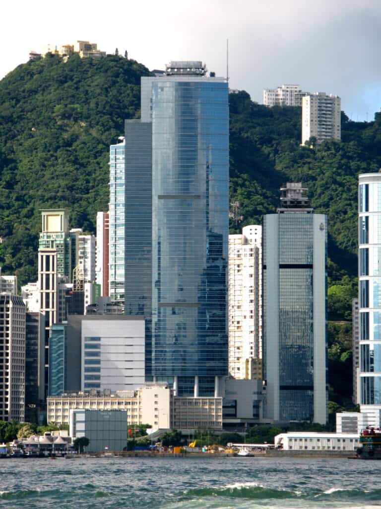 Hong Kong Police Headquarters. The current complex postdates the 1999 investigation; institutional context only.