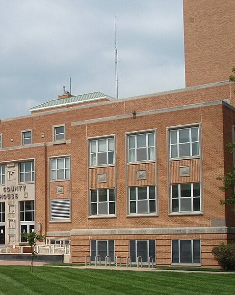 Johnson County Courthouse in Olathe, Kansas