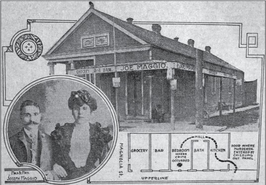 Joseph and Catherine Maggio, attacked in their apartment on May 23, 1918, as published in the press at the time.