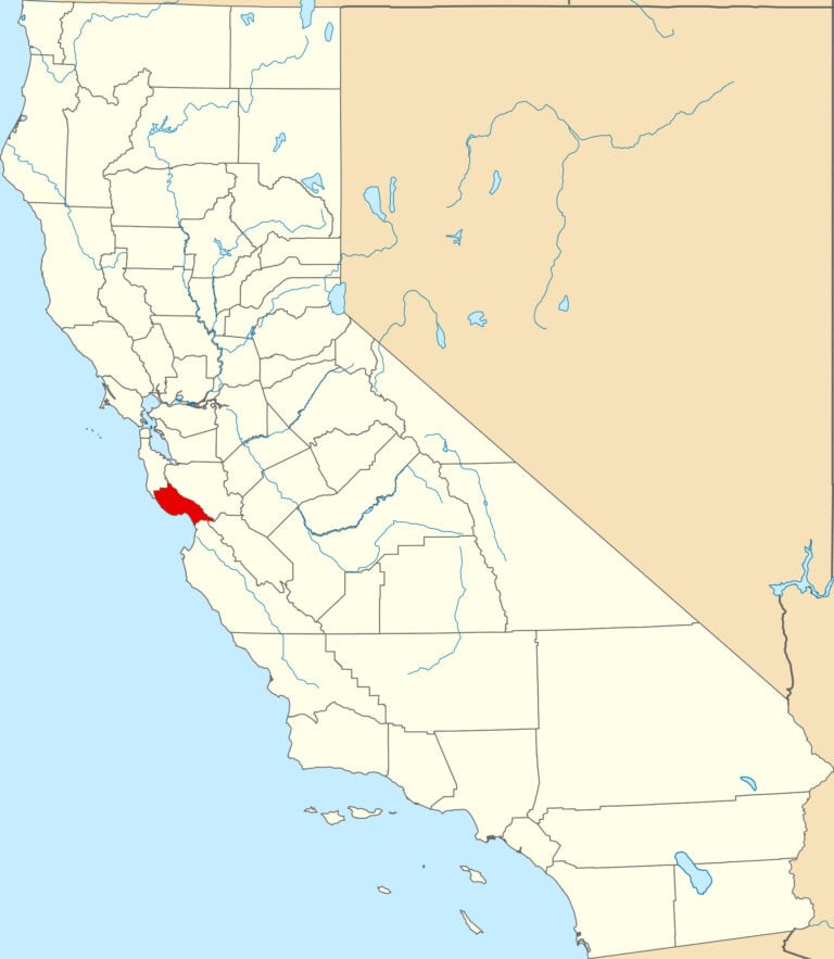 Santa Cruz County, California, highlighted
