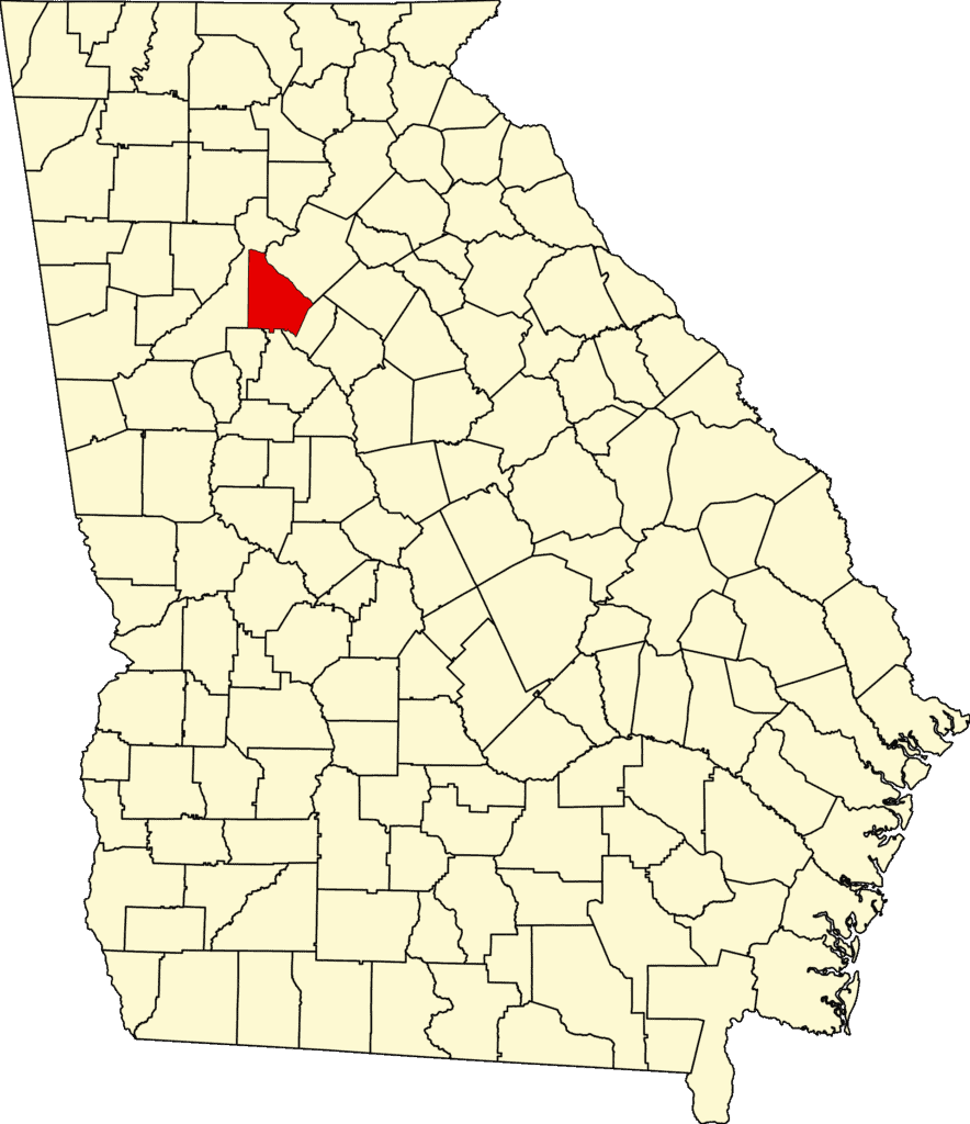 DeKalb County, Georgia, highlighted
