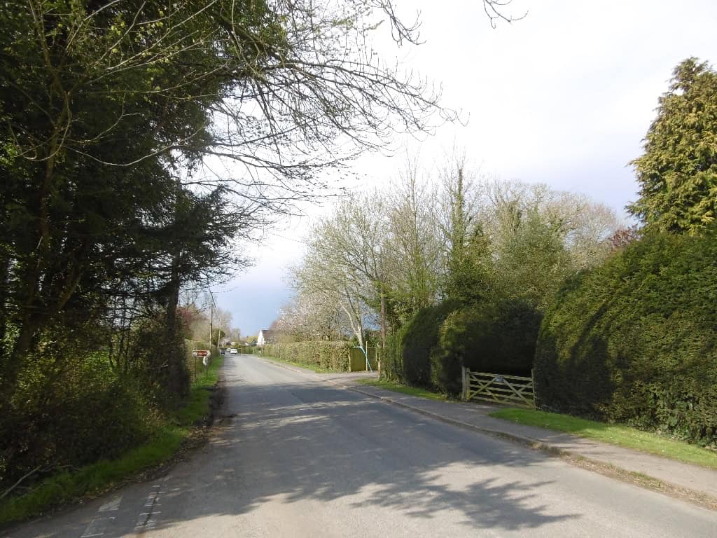 Much Marcle, Herefordshire, 2016. Fred West was born here; the remains of Anne McFall and Rena West were found in fields