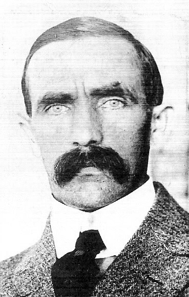 Formal newspaper portrait of Ambrose Small