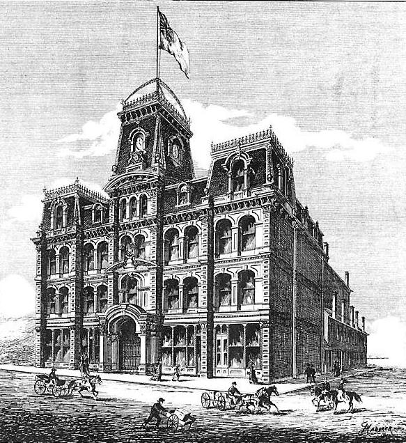 Illustration of the new Grand Opera House in 1874
