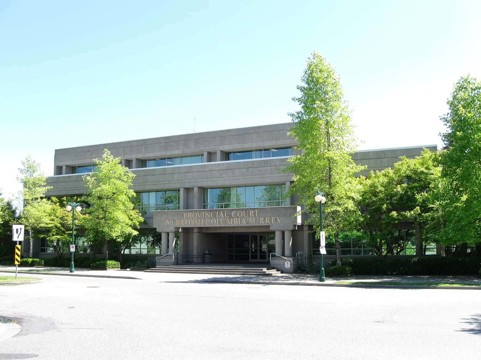 Provincial Court building in Surrey, British Columbia