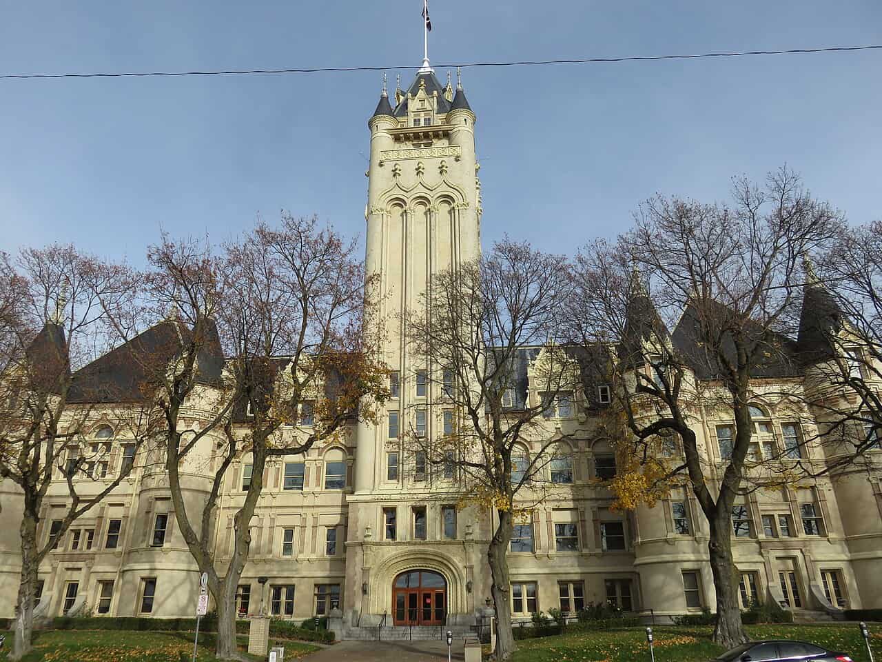 The Spokane County Courthouse in Spokane, Washington