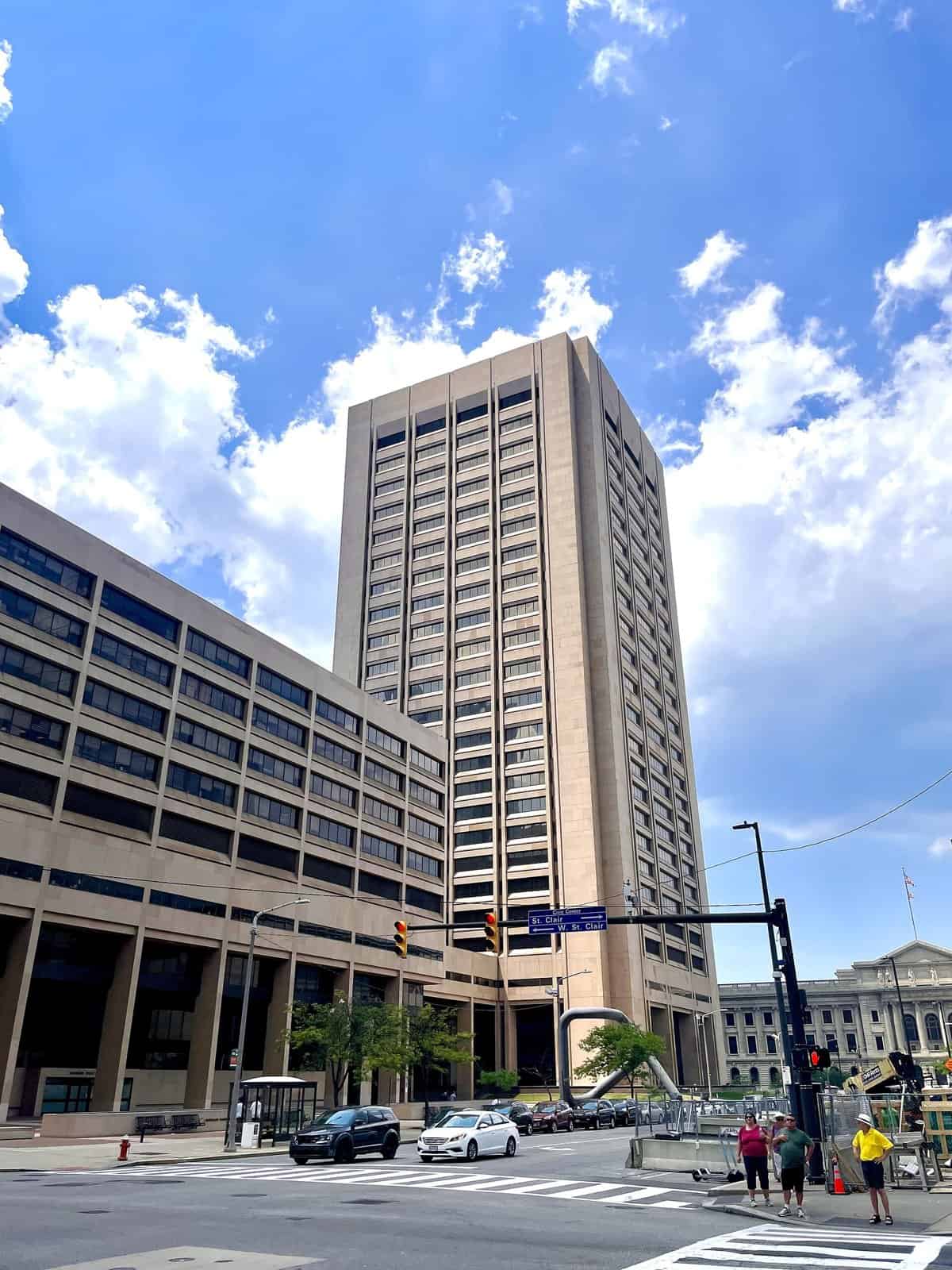The Justice Center complex in downtown Cleveland
