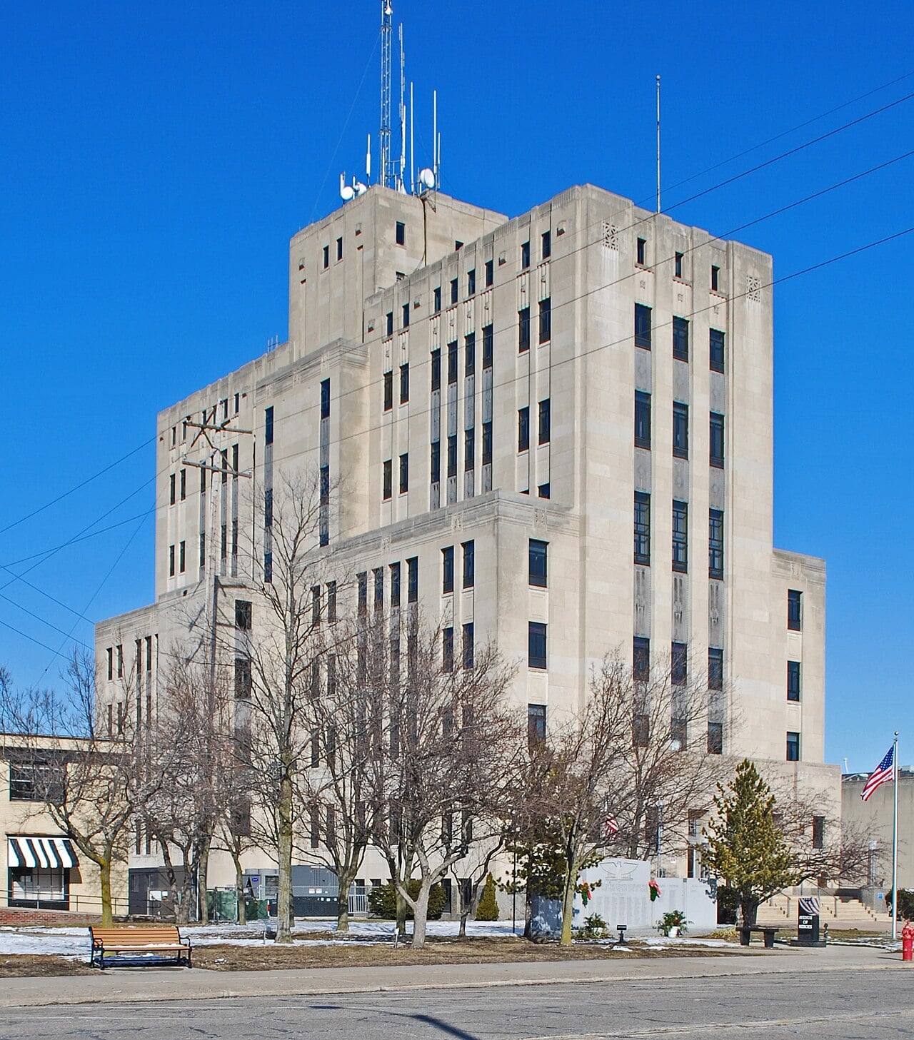 The Bay County Building in Bay City, Michigan
