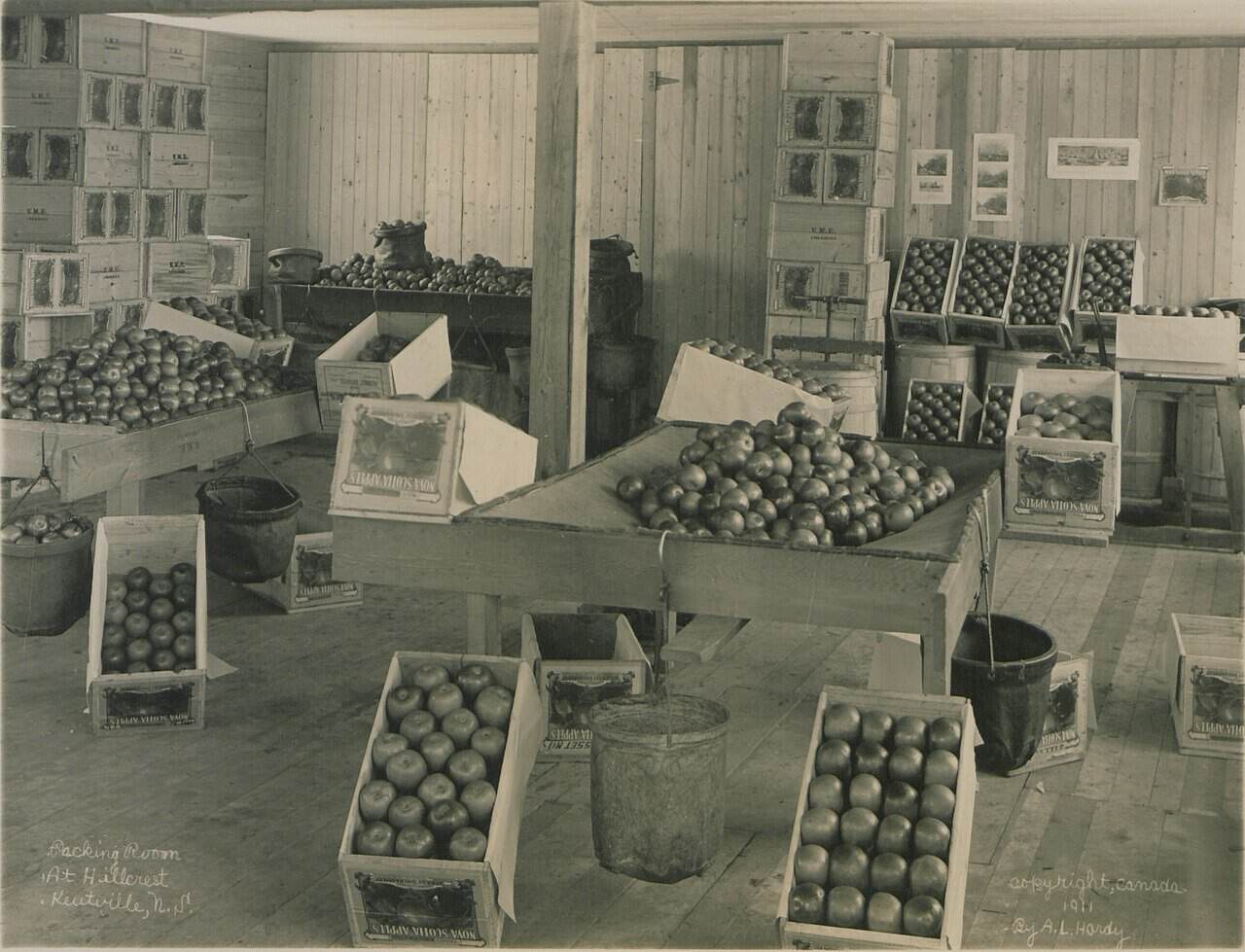 A historic archive photo from Kentville