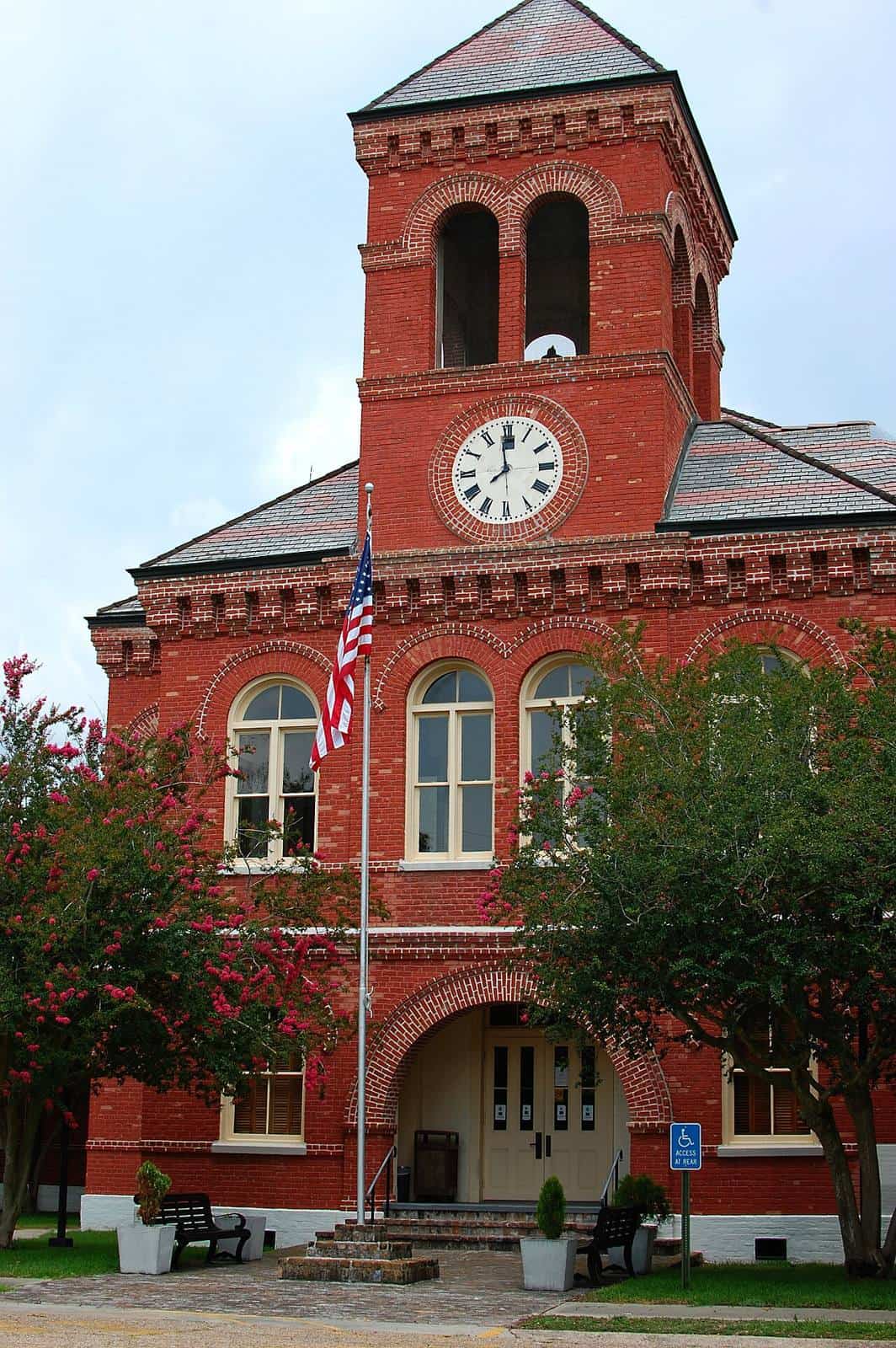 The Ascension Parish Courthouse in Donaldsonville