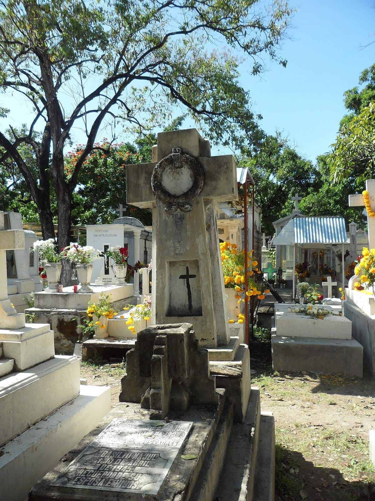 The municipal cemetery in Iguala, Guerrero