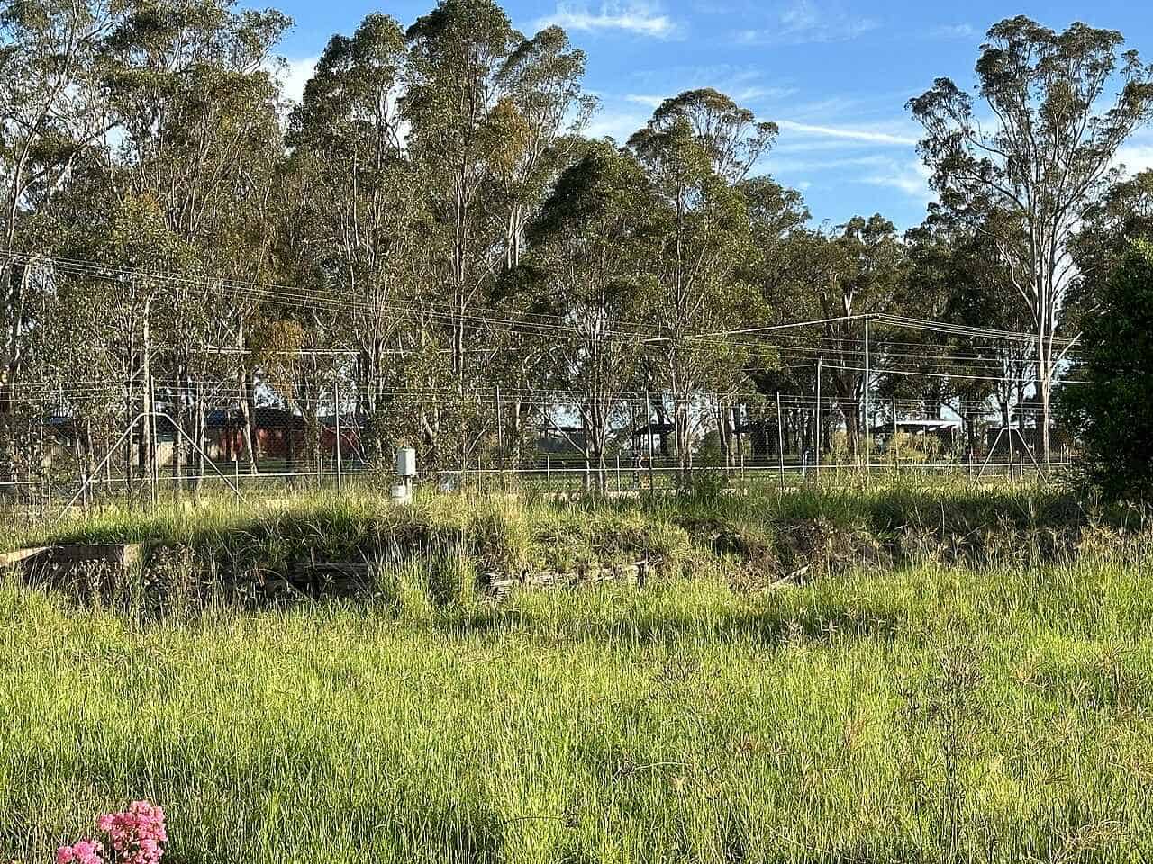 A water board depot at West Hoxton, in Sydney’s south-west