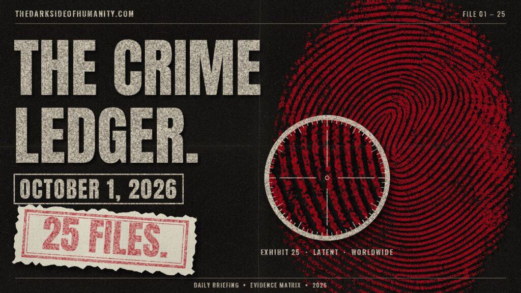 Red fingerprint with a magnifying glass highlighting the fingerprint pattern.