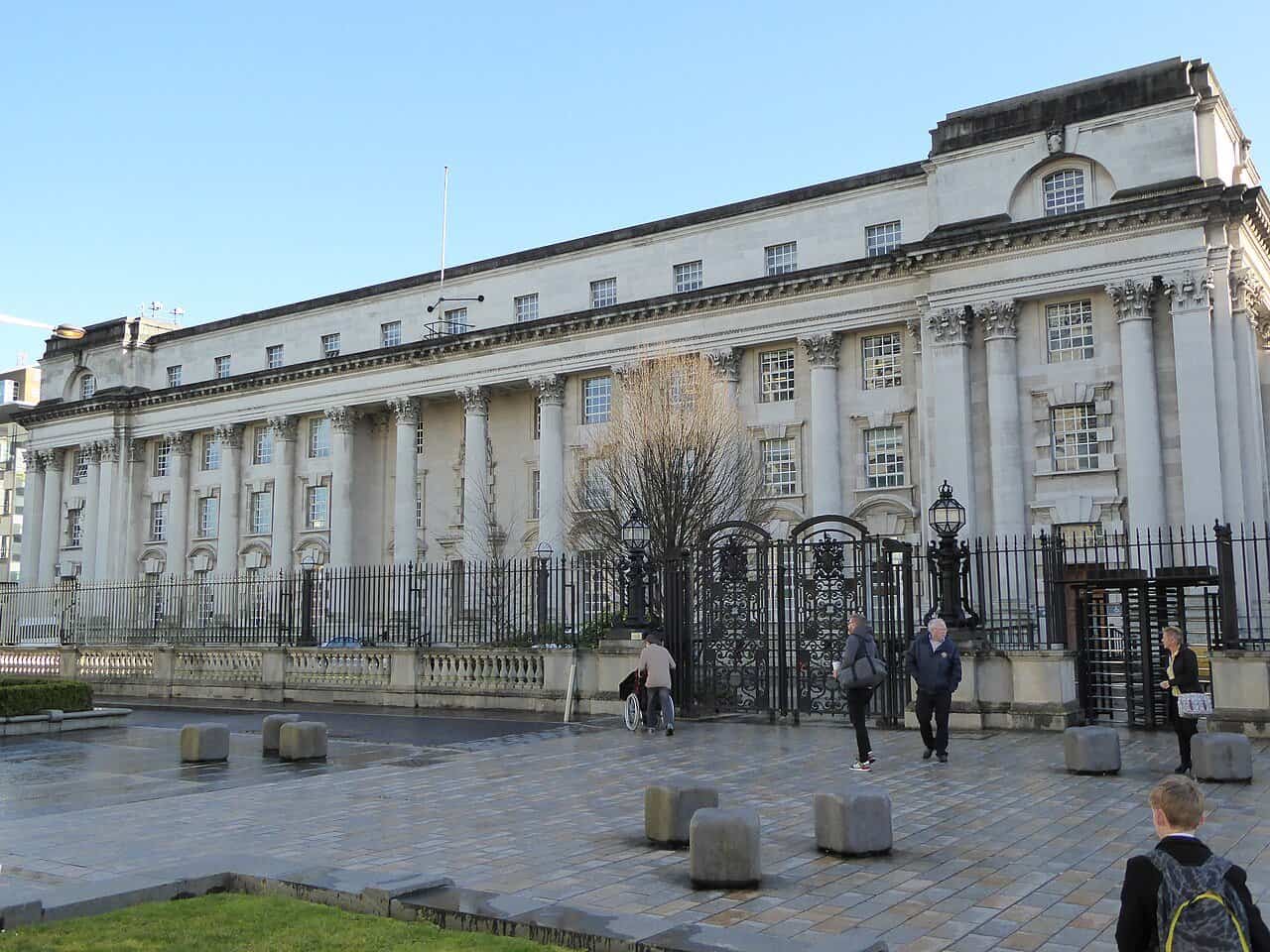 The Royal Courts of Justice on Chichester Street