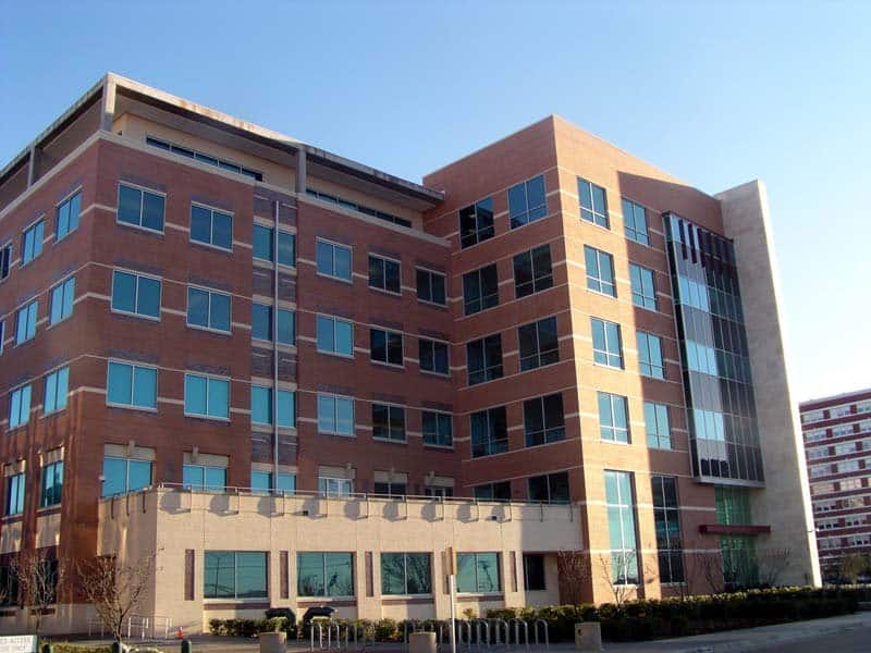 Dallas Police Department headquarters in the Cedars