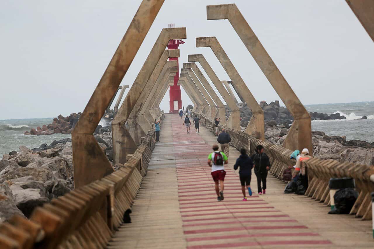 The malecón in Coatzacoalcos