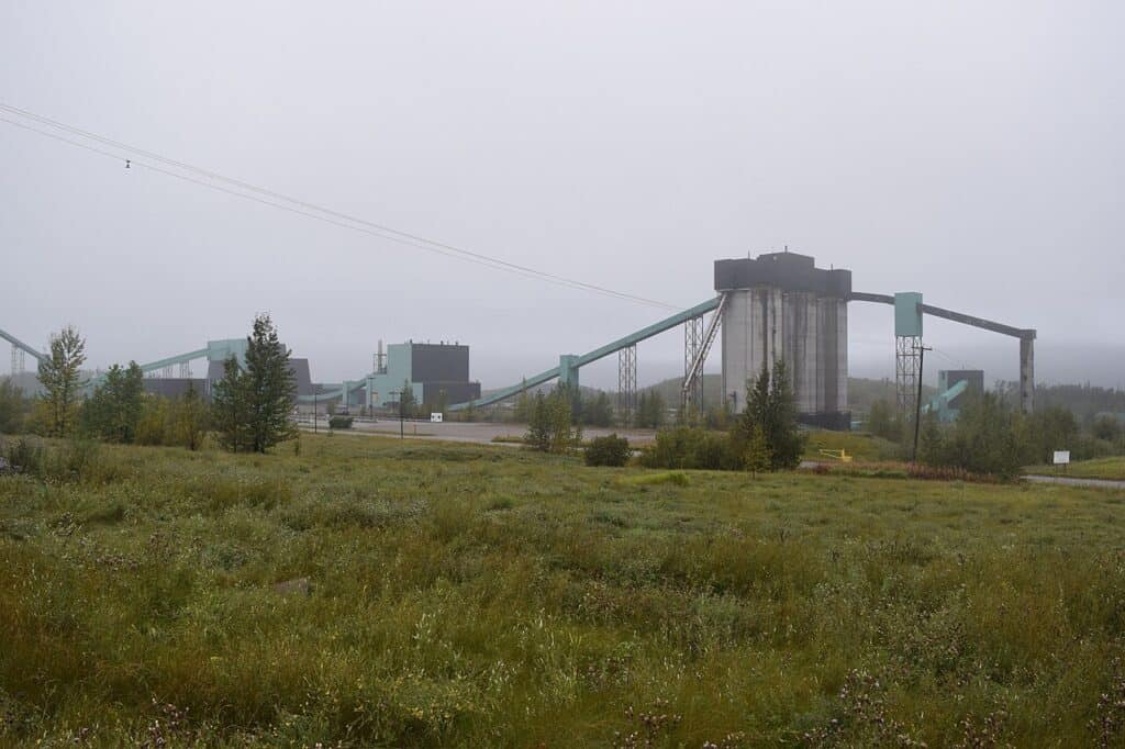 The Quintette coal mine near Tumbler Ridge
