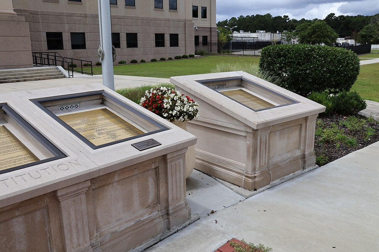 The Brunswick County Courthouse in Bolivia, North Carolina