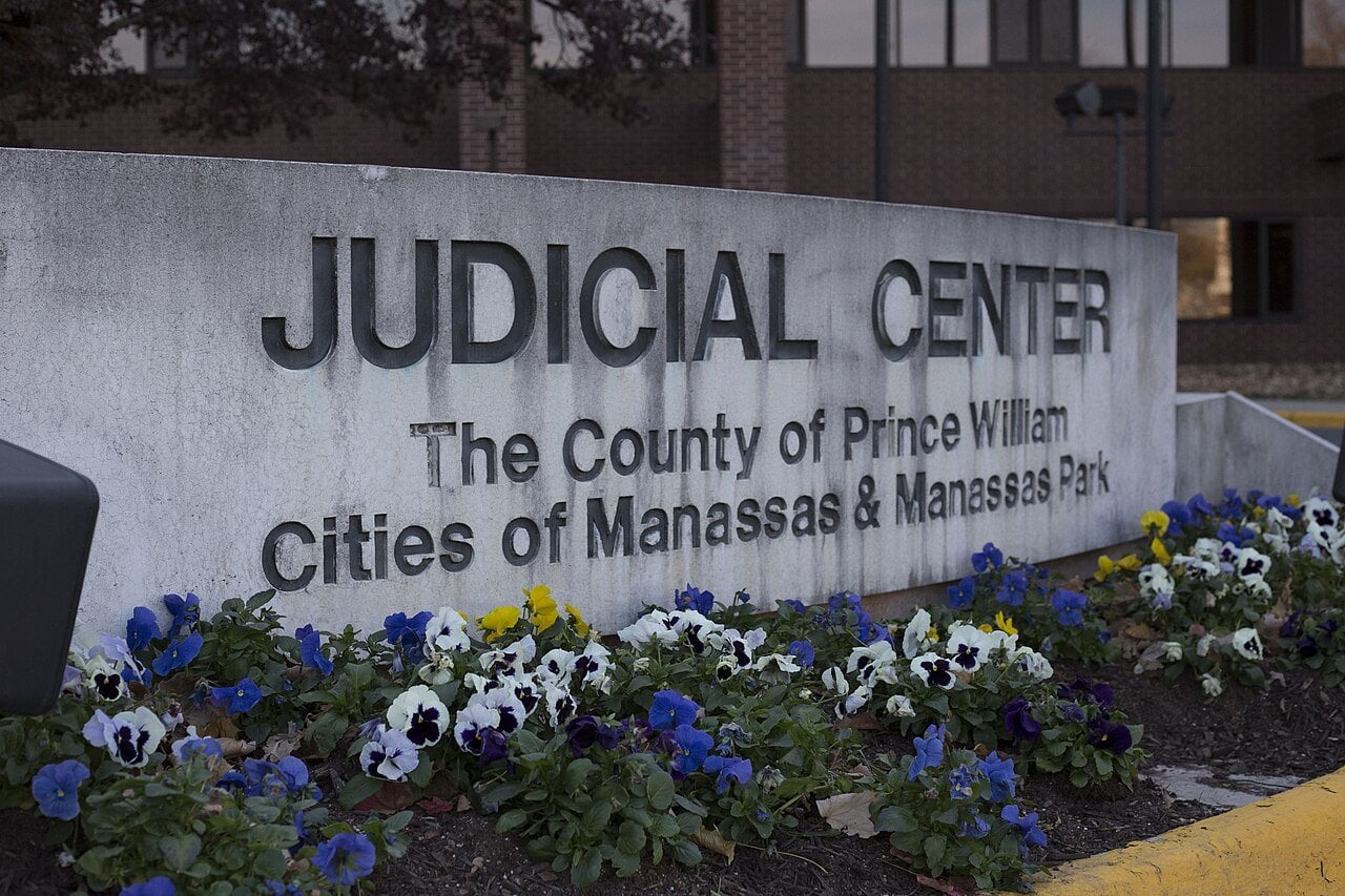 The Prince William County Judicial Center in Manassas, Virginia