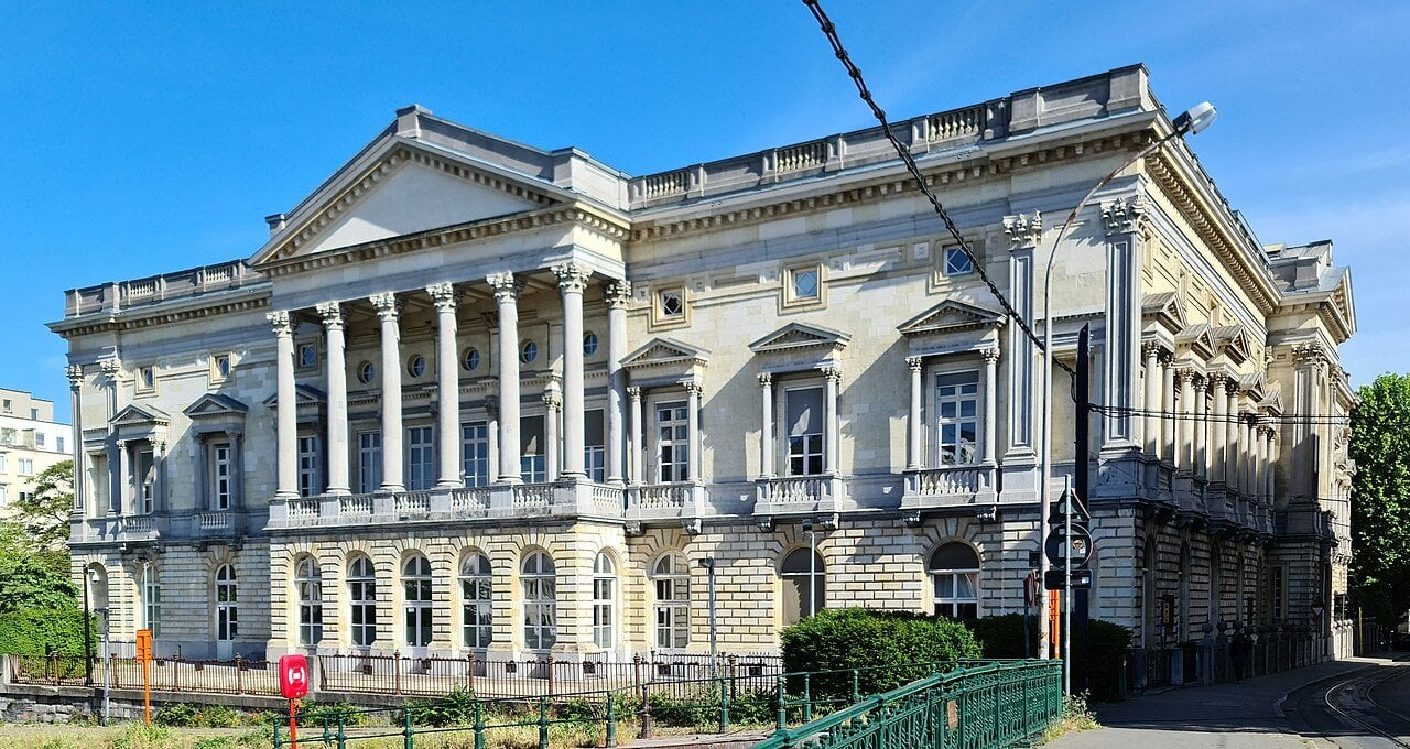 The old Palace of Justice on Koophandelsplein in Ghent
