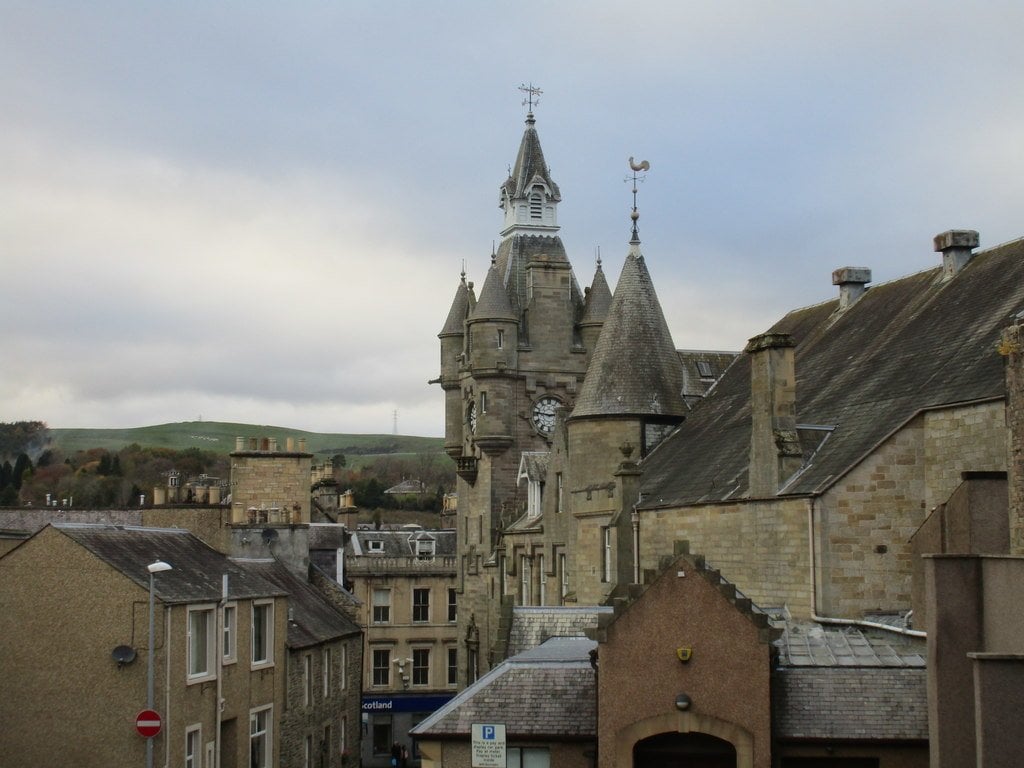 Hawick Town Hall in the Scottish Borders