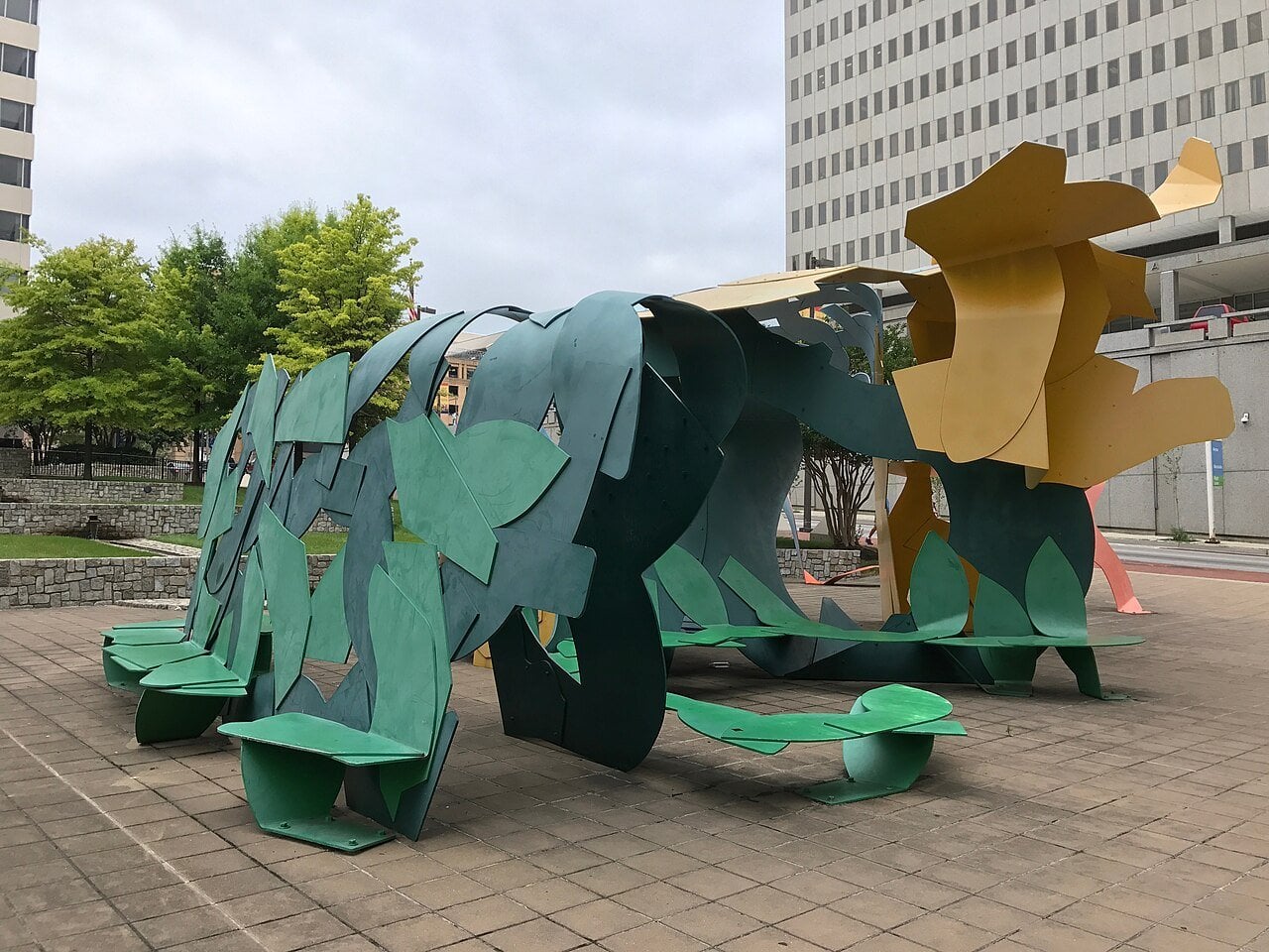 Sculpture outside the Edward A. Garmatz federal building in Baltimore