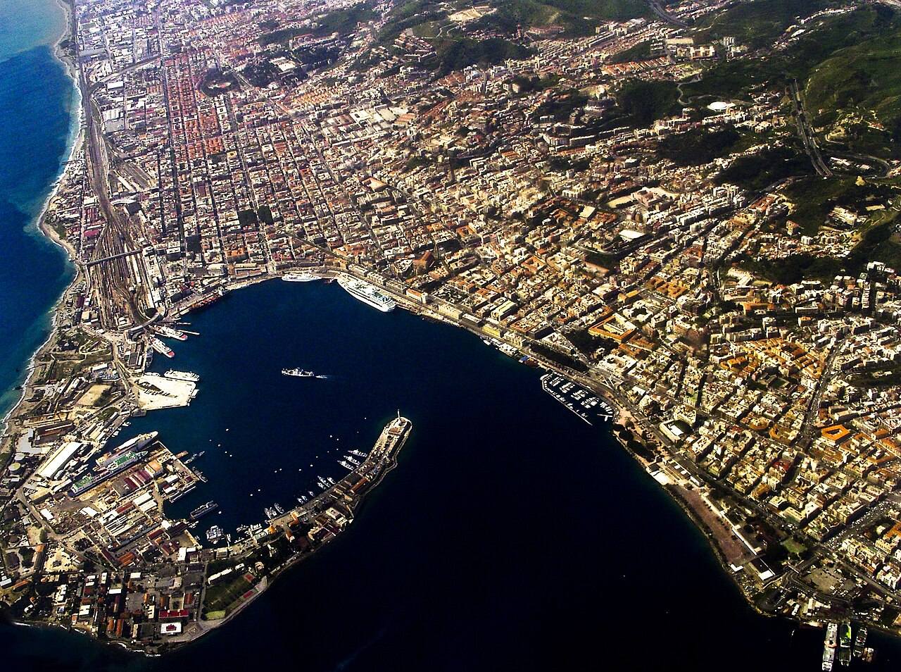 Messina harbour, Sicily