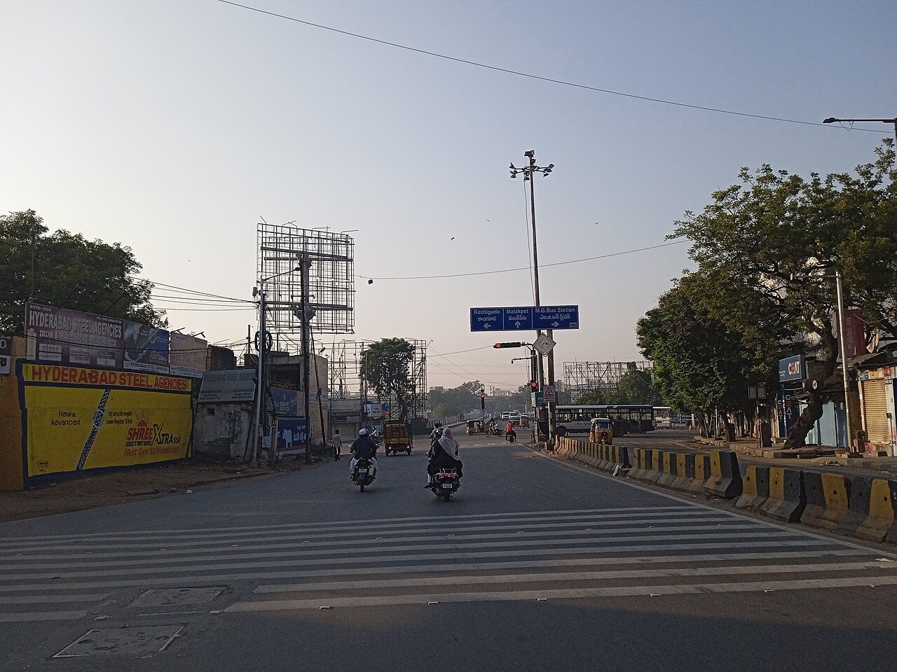Chaderghat junction in Hyderabad