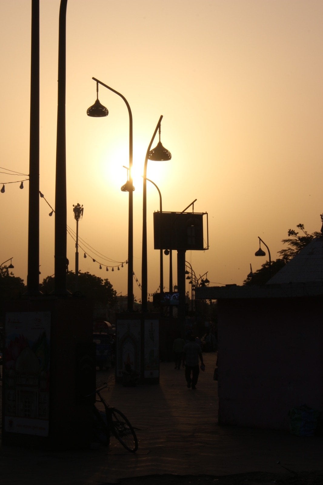 Husainabad street in Lucknow