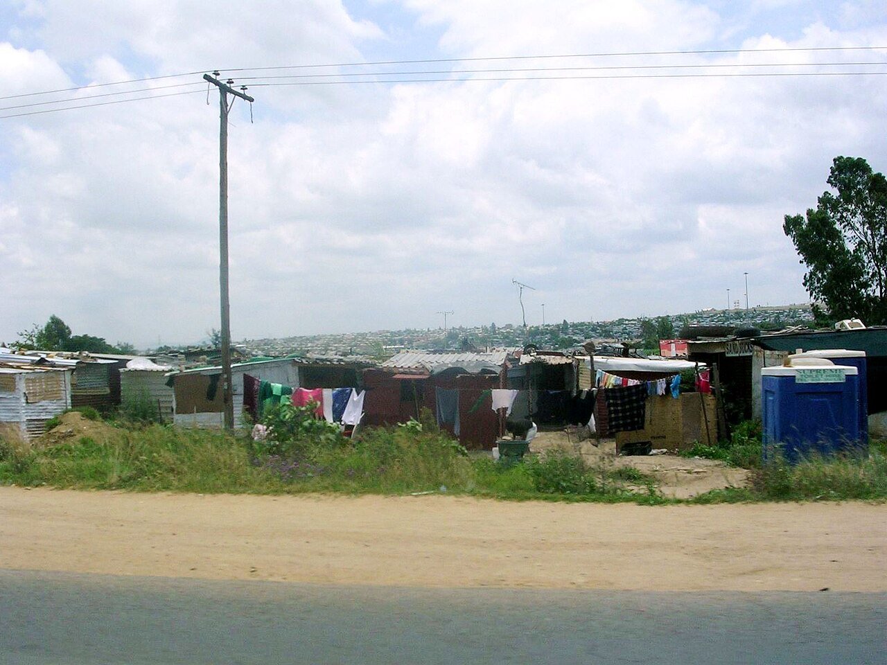 Homes in Diepsloot, South Africa