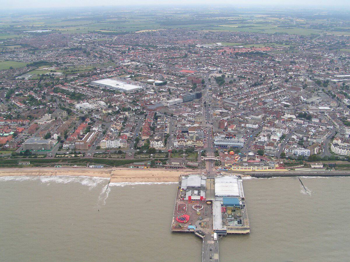 Seafront at Clacton-on-Sea
