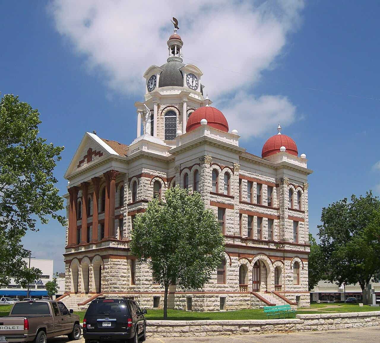 Coryell County Courthouse in Gatesville, Texas