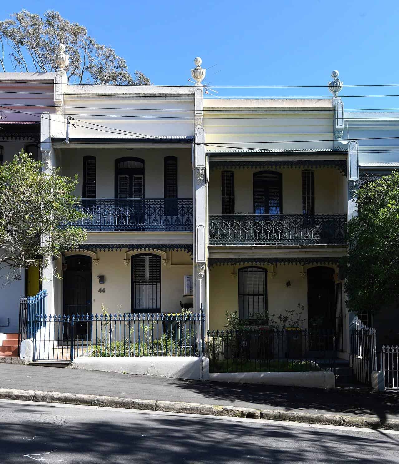 Terrace houses in Paddington, Sydney
