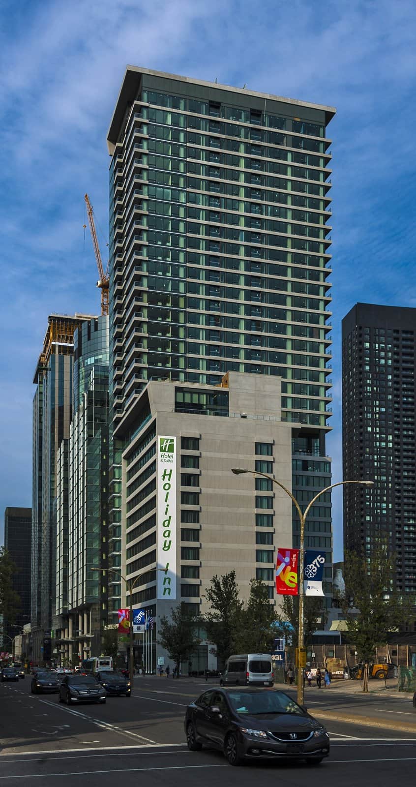 Boulevard René-Lévesque in downtown Montreal