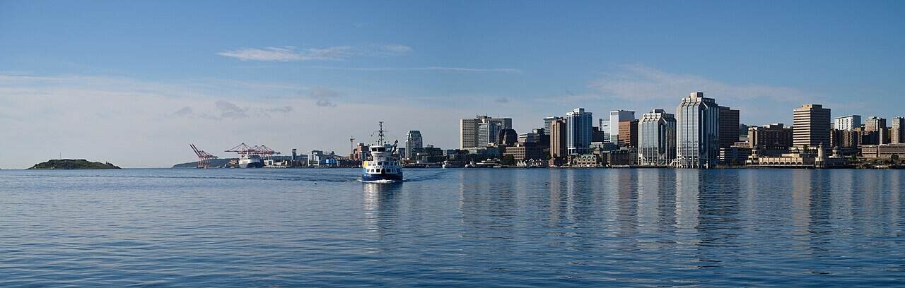 Wide view of the Halifax skyline