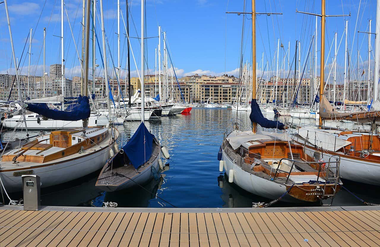 Boats in the Old Port of Marseille