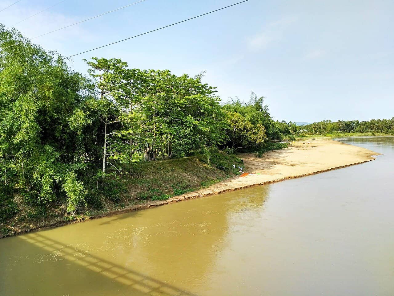 The Someshwari River at Durgapur, Netrokona