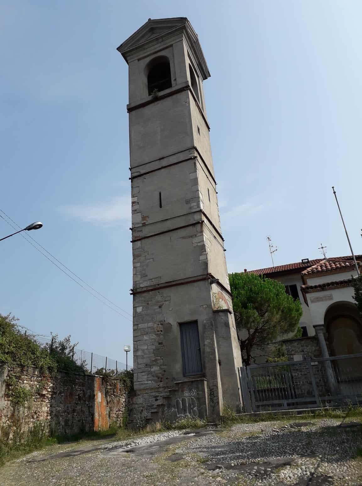 The tower of San Maurizio in Cassano Magnago