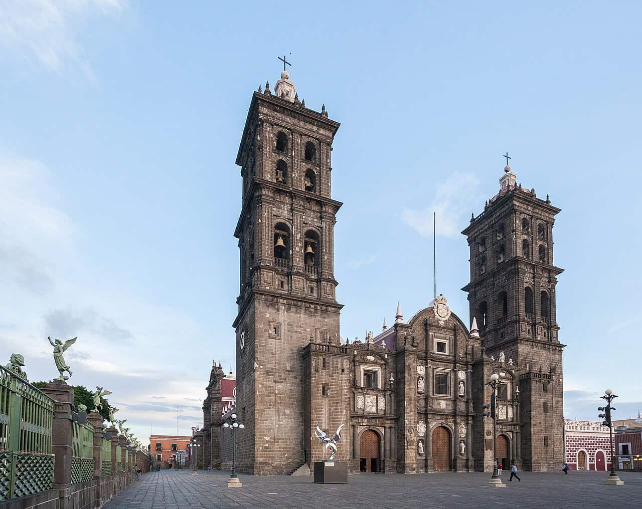 Puebla Cathedral and the city centre