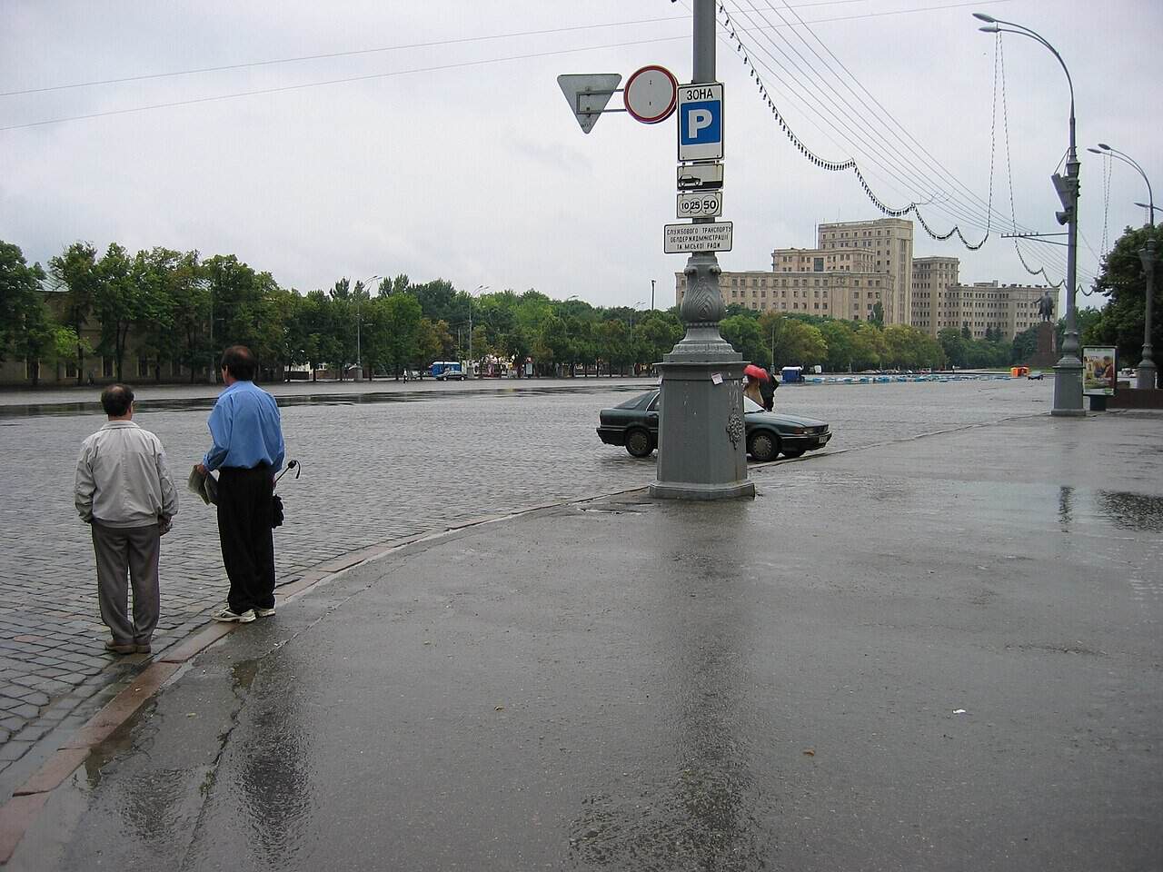 Freedom Square in Kharkiv
